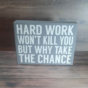 Humorous Gray Wall Art Decor